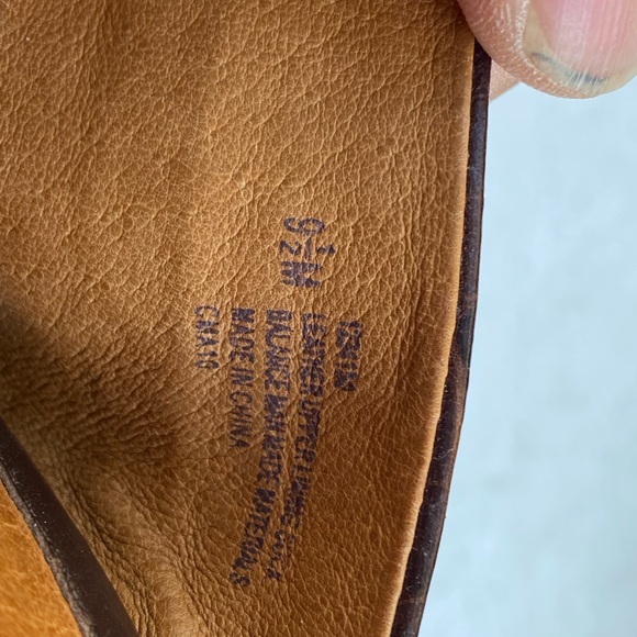 Sofft Women’s Brown Leather Heels Platform Slide Sandals. Size 9.5M - Picture 13 of 14